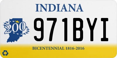 IN license plate 971BYI