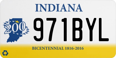IN license plate 971BYL