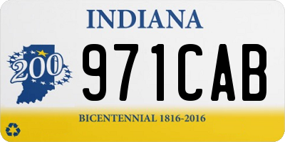 IN license plate 971CAB