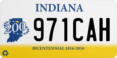 IN license plate 971CAH