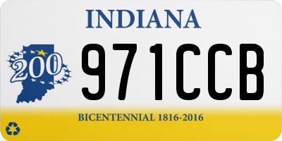 IN license plate 971CCB