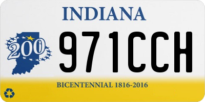 IN license plate 971CCH