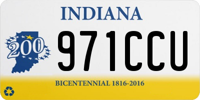 IN license plate 971CCU