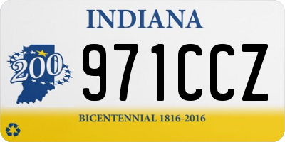 IN license plate 971CCZ