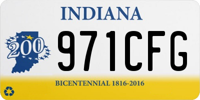 IN license plate 971CFG