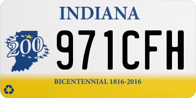 IN license plate 971CFH