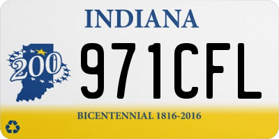 IN license plate 971CFL