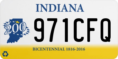 IN license plate 971CFQ