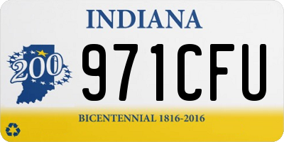 IN license plate 971CFU