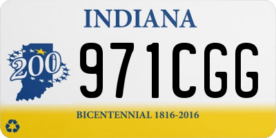 IN license plate 971CGG