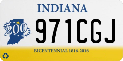 IN license plate 971CGJ