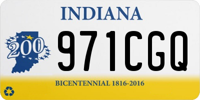 IN license plate 971CGQ