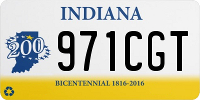 IN license plate 971CGT