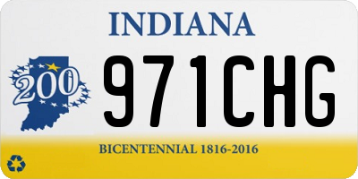 IN license plate 971CHG