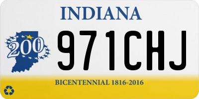 IN license plate 971CHJ
