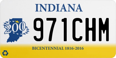 IN license plate 971CHM