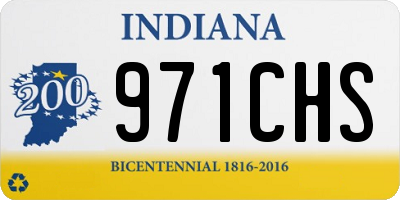 IN license plate 971CHS