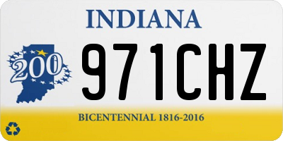 IN license plate 971CHZ