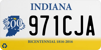 IN license plate 971CJA