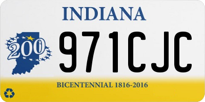 IN license plate 971CJC