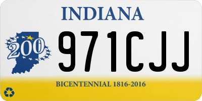 IN license plate 971CJJ