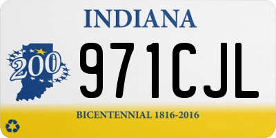 IN license plate 971CJL