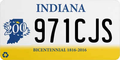 IN license plate 971CJS
