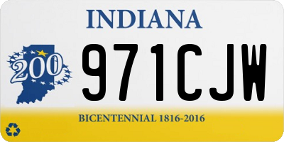IN license plate 971CJW