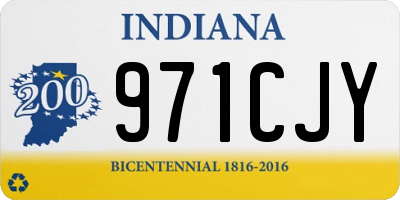 IN license plate 971CJY