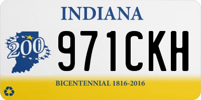 IN license plate 971CKH