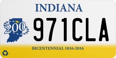 IN license plate 971CLA