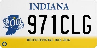 IN license plate 971CLG