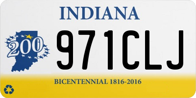 IN license plate 971CLJ