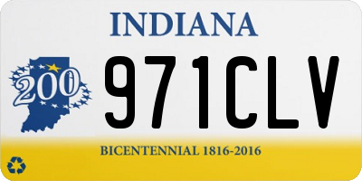IN license plate 971CLV
