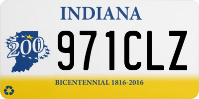 IN license plate 971CLZ