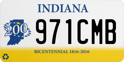 IN license plate 971CMB
