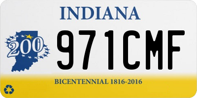 IN license plate 971CMF