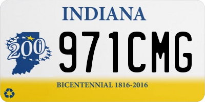 IN license plate 971CMG