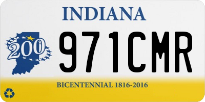 IN license plate 971CMR