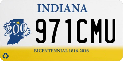 IN license plate 971CMU