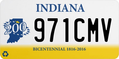 IN license plate 971CMV