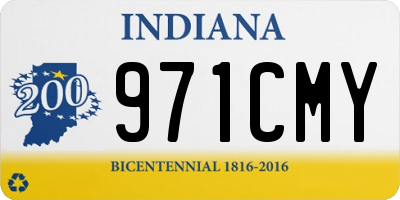 IN license plate 971CMY