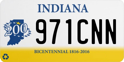 IN license plate 971CNN