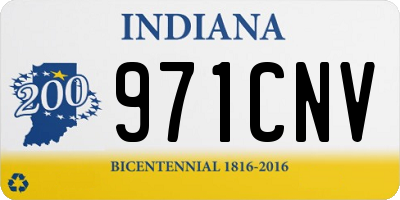 IN license plate 971CNV