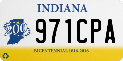 IN license plate 971CPA