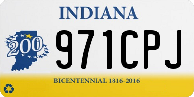 IN license plate 971CPJ