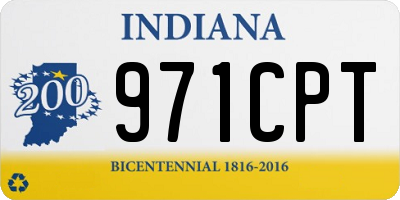 IN license plate 971CPT