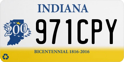 IN license plate 971CPY