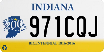 IN license plate 971CQJ