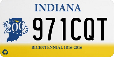 IN license plate 971CQT